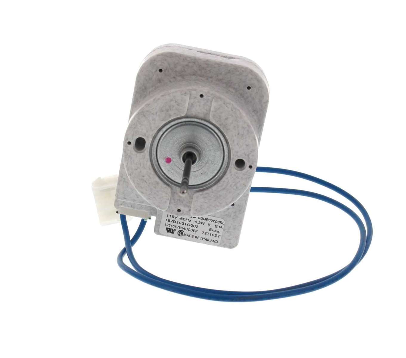 WG03F00256 - Genuine OEM GE Refrigerator Evaporator Fan Motor Kit